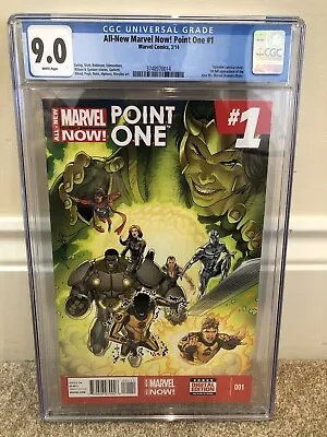 Buy All-New Marvel Now! Point One #1 CGC 9.0 - 1st App Kamala Khan • 64.95£