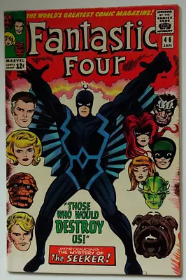 Buy Comic Book- Fantastic Four #46 Kirby & Lee 1966 2nd Inhumans • 353.08£