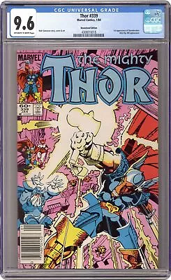 Buy Thor #339N Newsstand Variant CGC 9.6 1984 4308010018 • 83.01£