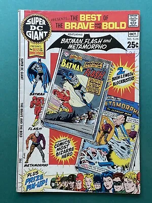 Buy SUPER DC GIANT #S-16 Best Of Brave & Bold VG (DC 1970) Batman, Metamorpho • 10.99£