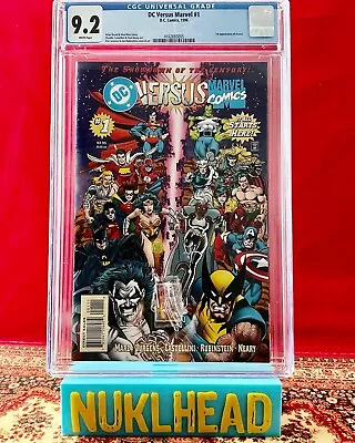 Buy DC Vs Marvel #1 Marvel DC Crossover 1996 CGC 9.2 NM Classic Rubinstein Cover • 128.10£