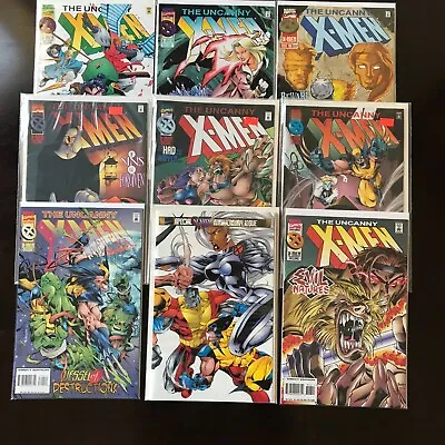 Buy Uncanny X-Men #324-332 | Marvel Vol. 1 1981 | High Grade | Nine Comic Lot • 11.82£