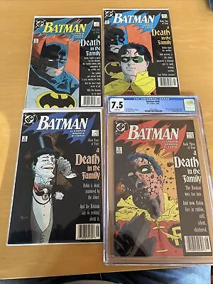 Buy BATMAN #426 427 428 429 A Death In The Family DC COMIC FULL RUN LOT Avg NM 9.4 • 71.16£
