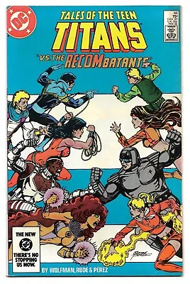 Buy Tales Of The Teen Titans #48 : VF+ :  Recombatants!  : Flash Force 2000 Insert • 1.75£