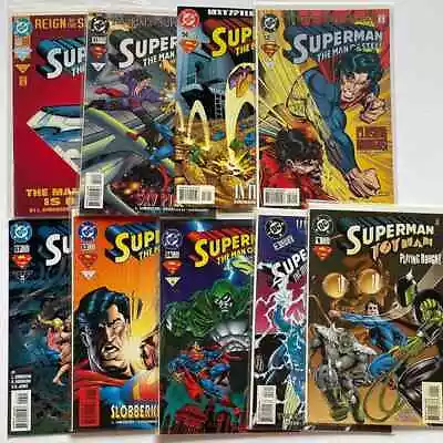 Buy Superman Man Of Steel Toyman Dc Comic Book Mixed Lot Of 9 Dc Comics • 23.68£