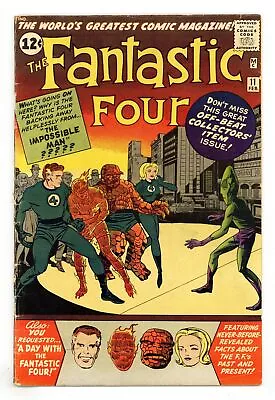 Buy Fantastic Four #11 VG- 3.5 1963 • 282.39£