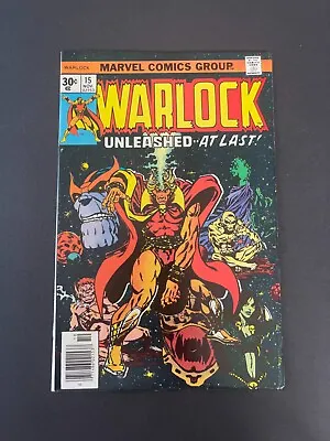 Buy Warlock #15 - First Cover Appearance Of Gamora (Marvel, 1976) VF- • 17.35£