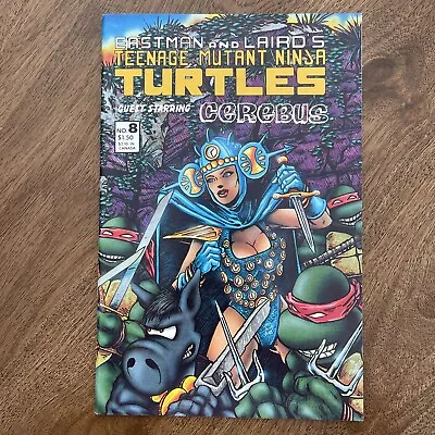 Buy Teenage Mutant Ninja Turtles #8 Mirage Studios 1986 Cerebus • 14.18£