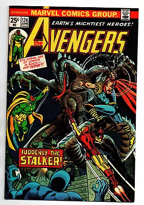 Buy Avengers #124 - Captain America - Iron Man - Black Panther - 1974 - F/VF • 7.94£