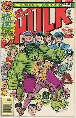 Buy Incredible Hulk #200 (1962) - 6.0 FN *Anniversary Issue/An Intruder In The Mind* • 13.39£