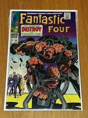 Buy Fantastic Four #68 Vg+ (4.5) November 1967 Marvel Comics ** • 17.99£