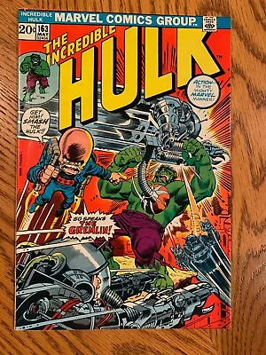 Buy The Incredible Hulk #163 - 1973 - VF+ Beautiful, Bright • 14.48£