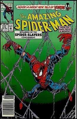 Buy Amazing Spider-Man (1963 Series) #373 Newsstand VF- Condition (Marvel, Jan 1993) • 4.05£