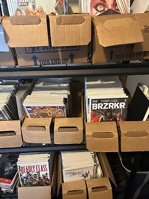 Buy $100 MYSTERY BOOK LONG BOX Marvel, DC, Boom! Indie 25-45 Books Variants, #1 • 78.85£