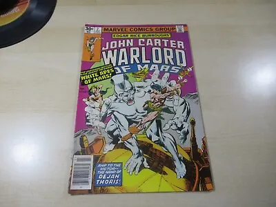 Buy John Carter Warlord Of Mars  #2 Marvel Bronze Age High Grade White Apes • 2.99£