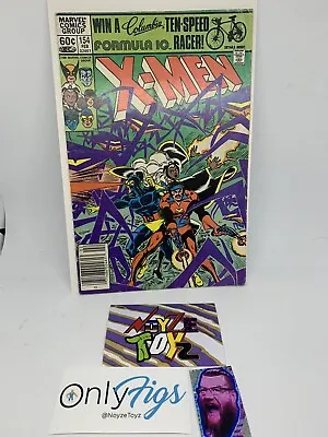 Buy Uncanny X-Men #154 (Marvel Feb 1982) Origin Of Summers Family Newsstand Comic • 8.03£