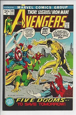 Buy Avengers #101 VF (8.0) 1972 - Beautiful Black Cover • 39.98£