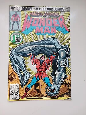 Buy Marvel All-Colour Comics - Marvel Premiere Featuring Wonder Man - #55 - 1980 • 6.95£
