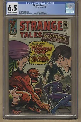 Buy Strange Tales 129  Cgc 6.5  White Pages Doctor Strange Steve Ditko Code 1b • 75.57£