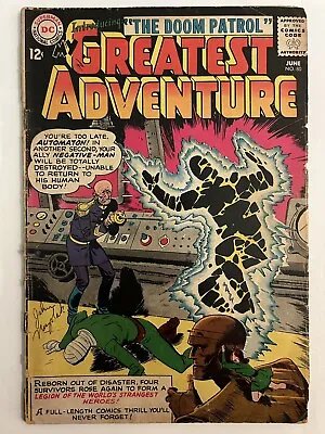 Buy My Greatest Adventure #80 Origin And 1st Appearance Doom Patrol DC 1963 HBO GD • 235.74£