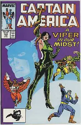 Buy Captain America #342 (1968) - 9.4 NM *The Snake Pit* • 6.69£