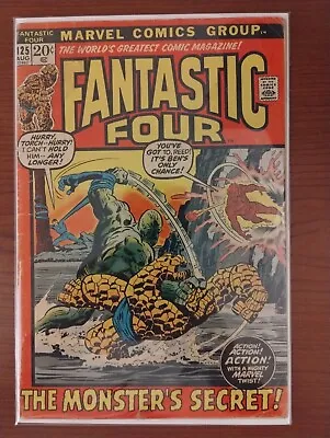 Buy Fantastic Four #125 (August, 1972) The Monster's Secret! • 7.99£