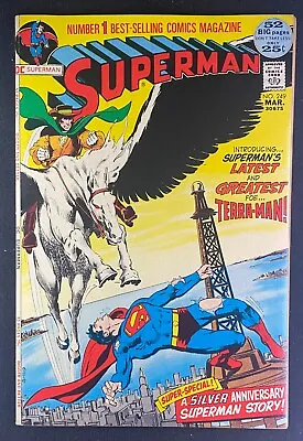 Buy Superman (1939) #249 VF+ (8.5) Neal Adams Cover Curt Swan • 59.26£