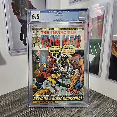 Buy Iron Man #55 | CGC 6.5 | Marvel Comics 1973 | 1st Appearance Thanos, Drax +more • 600£