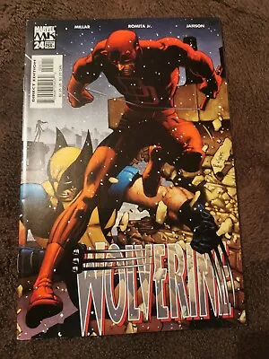 Buy Wolverine # 24 NM Marvel Knights   2005 MIllar Romita Jr  Daredevil !  * • 3£