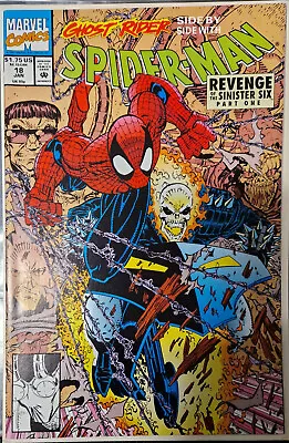 Buy Spider-man #18 (unused/unread Comic) Ghost Rider 1991 • 3.50£