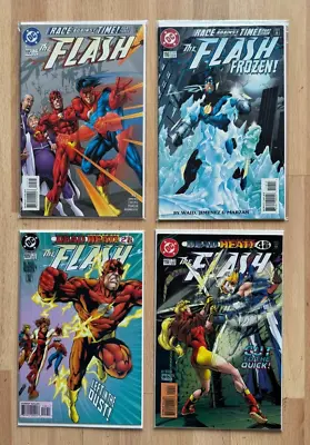 Buy 4 ~ DC Comics ~ Flash #109, 110, 115 & 116 ~ Boarded/Bagged ~ UNREAD • 19.98£