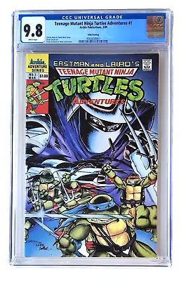 Buy Teenage Mutant Ninja Turtles Adventures # 1 CGC 9.8 WP (Archie 1989) 5th Print • 197.64£