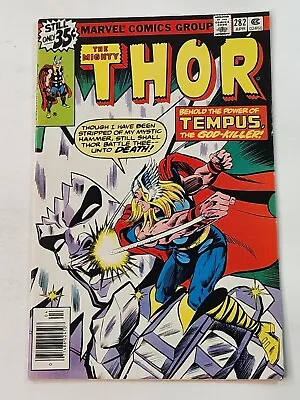 Buy The Mighty Thor 282 NEWSSTAND 1st Cameo Time-Keepers Into Of Castle Limbo 1979 • 17.58£