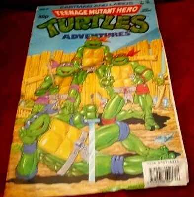 Buy Teenage Mutant Ninja Hero Turtles Adventures Comic Issue 34 4-17th May 1991 • 4.99£
