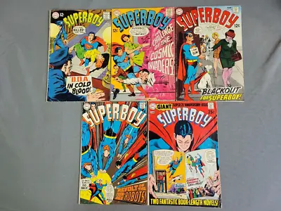 Buy Superboy #151, 153-156 Silver Age Comic Lot Of 5 Includes 80 Pg Giant • 19.77£