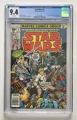 Buy Star Wars #2 CGC 9.4 1st Appearance Of Obe-Wan Kenobi Marvel Comics (1977) • 51£