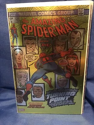 Buy 🔥🕷 AMAZING SPIDER-MAN #121 FACSIMILE EDITION Exclusive [FOIL] Variant. NM • 12.05£