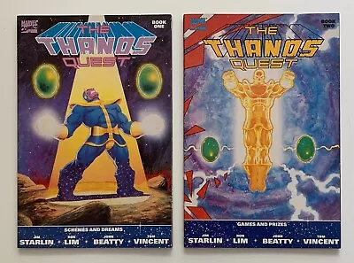 Buy Thanos Quest #1 & #2 Complete Series 1st Print (Marvel 1990) NM- / NM Key Issues • 86.25£