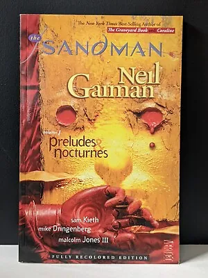 Buy 'The Sandman'. Graphic Novel. Neil Gaiman. Volume :1 Preludes And Nocturnes • 8£
