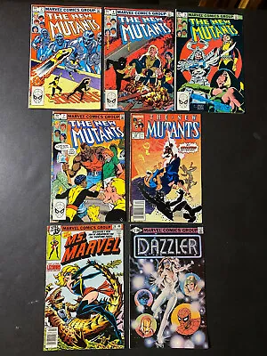 Buy Ms. Marvel #20, The New Mutants #2, 4, 5, 7, 83, Dazzler #1, Marvel Comics • 21.58£