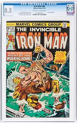 Buy IRON MAN #84 CGC 8.5 (Marvel 1976) Tony Stark Battles The FREAK (Gil Kane Cover) • 47.11£