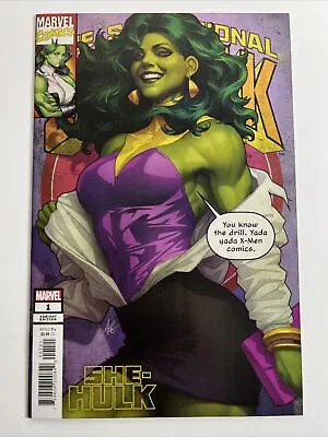 Buy Sensational She-Hulk #1 (2022) Stanley Artgerm Lau Variant | Marvel Comics • 3.94£