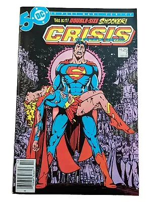 Buy CRISIS ON INFINITE EARTHS #7 Double-Sized Shocker! DC Comic Book • 5.53£