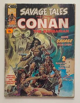 Buy Savage Tales #4 Conan The Barbarian (Marvel Magazine 1974) GD/VG Bronze Age • 18.75£