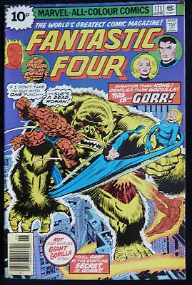 Buy Fantastic Four #171 - UK Variant - Marvel Comics - June 1976 FN 6.0 • 6.99£