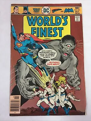 Buy World's Finest # 241 DC Comics Batman & Superman October 1976 VF- • 10.07£