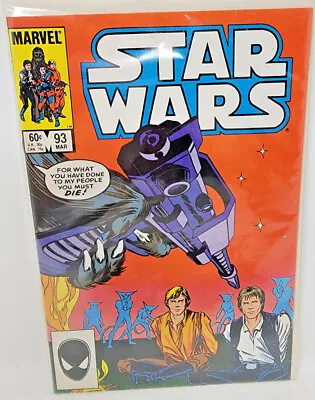 Buy Star Wars #93 *1985* Marvel Low Print 9.2 • 13.65£