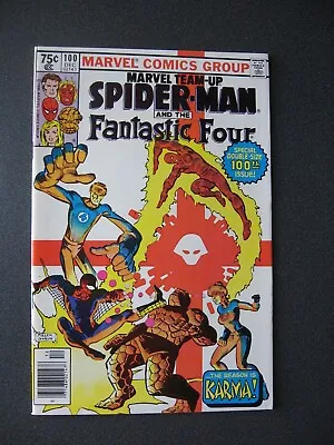 Buy MARVEL TEAM-UP #100 SPIDER-MAN FANTASTIC FOUR Marvel Comic Book 1980 High Grade • 9.48£