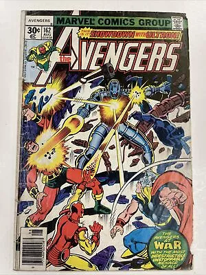 Buy Avengers #162 (1977)- 1st Appearance Of Jocasta- George Perez- Newsstand- Vg/g • 11.98£
