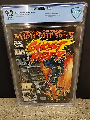 Buy GHOST RIDER #28 (Marvel 1992) CBCS 9.2 1st Cameo MIDNIGHT SONS 1st App LILITH • 32.01£